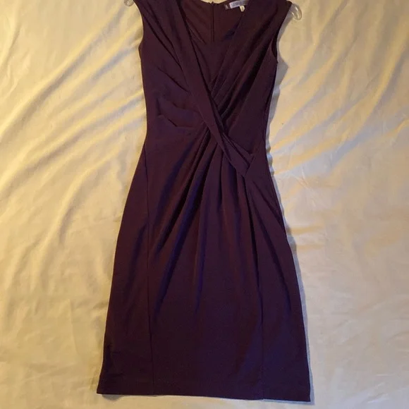 dark purple knee length dress Dark Purple Pleated Dress, Knee Length Dress homecoming dress cg9674 classygown